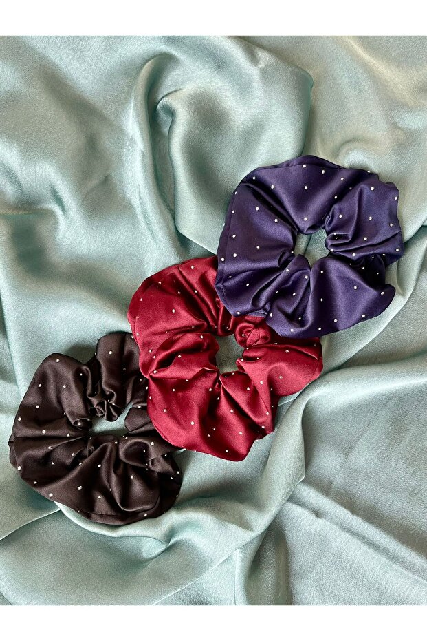 Shiny 3-Piece Satin Buckle Set | Soft Hair Clip | Does Not Break the Hair.