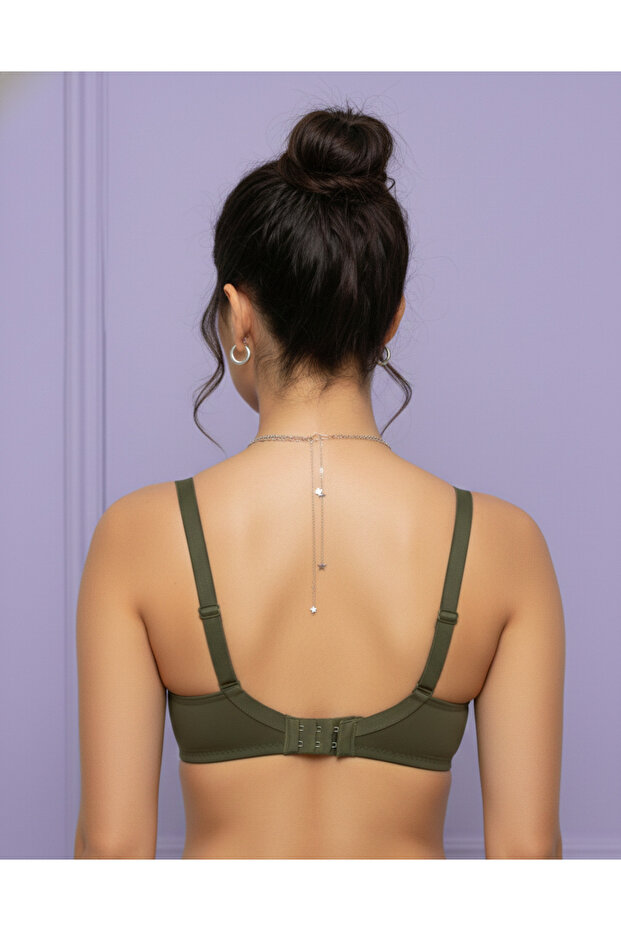 حمالة صدر مغطاة بدون أسلاك داخلية - 3