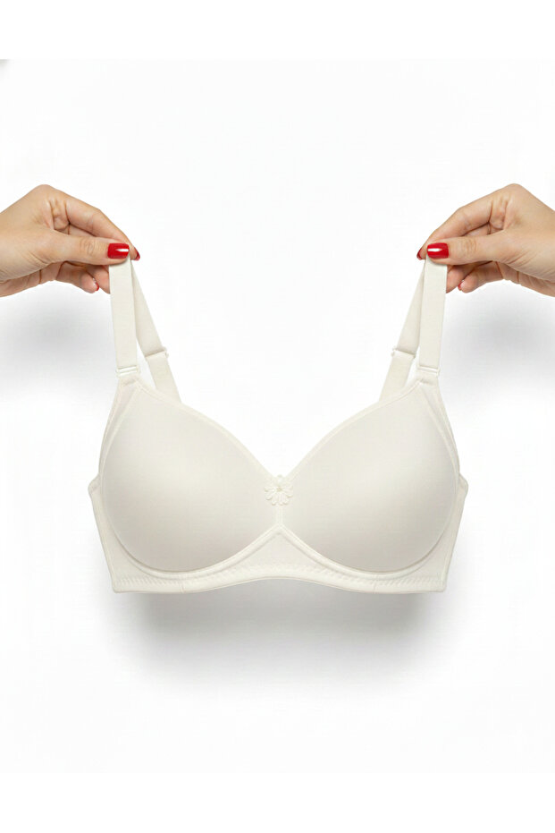 Covered Underwireless Push up Bra - 4