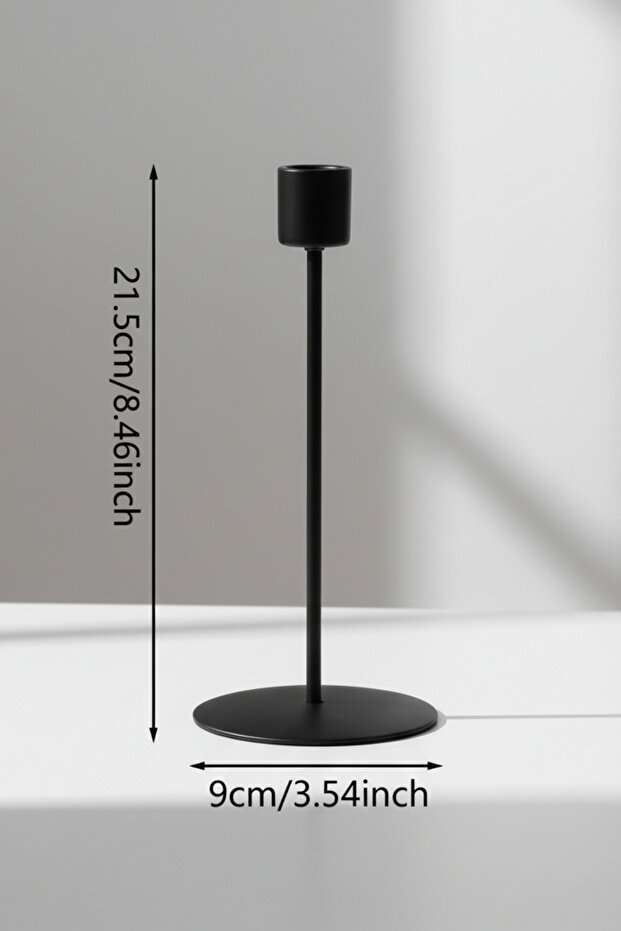 Metal Şamdan 2’li Set - 1