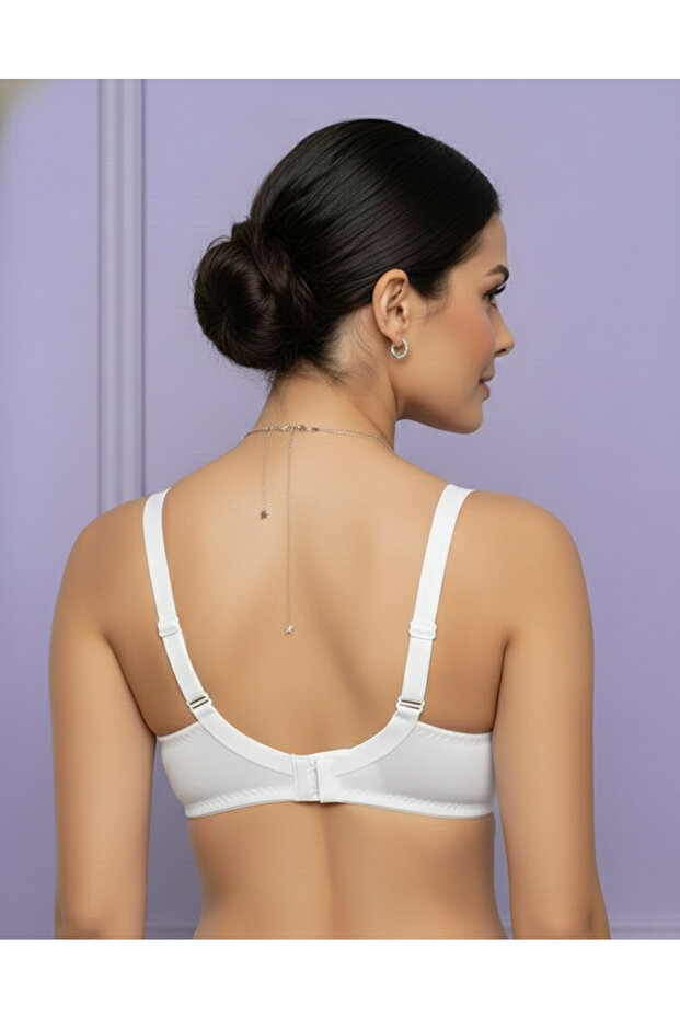 Covered Underwireless Push up Bra - 3