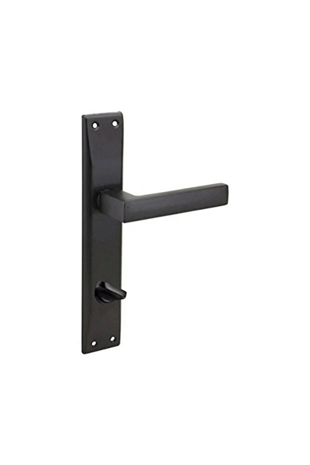 Hira Konak Bilge Matte Black Door Handle Aluminum Toilet