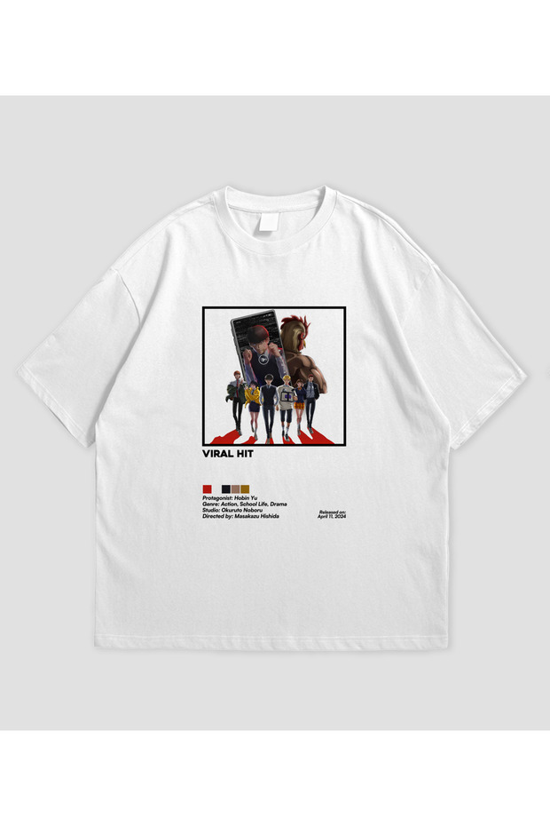 Viral Hit Anime Printed Oversized Unisex T-Shirt