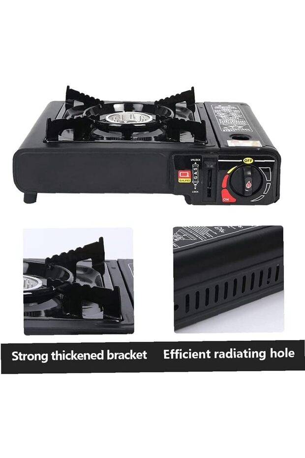 Gas Stove Camping Auto Ignition Grill Plate Outdoor Cooker Camping outdoor picnic Travel Home.