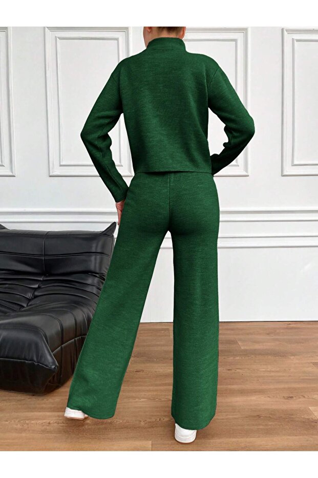 fermuarlı 2 lı triko takım - 6