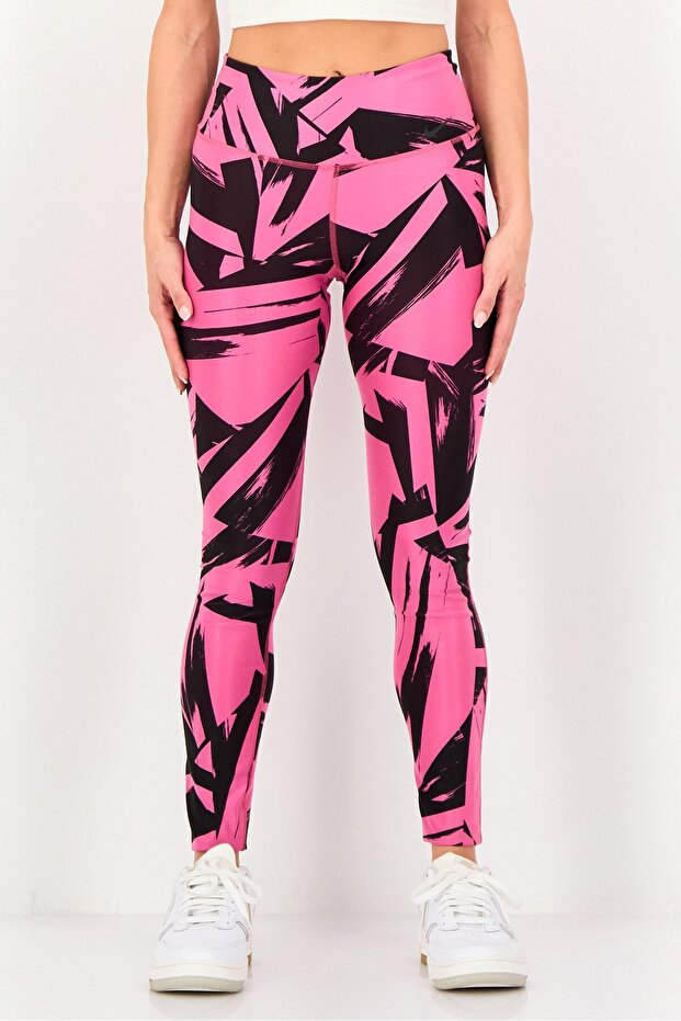Women Tight Fit Training Leggings, Multicolor