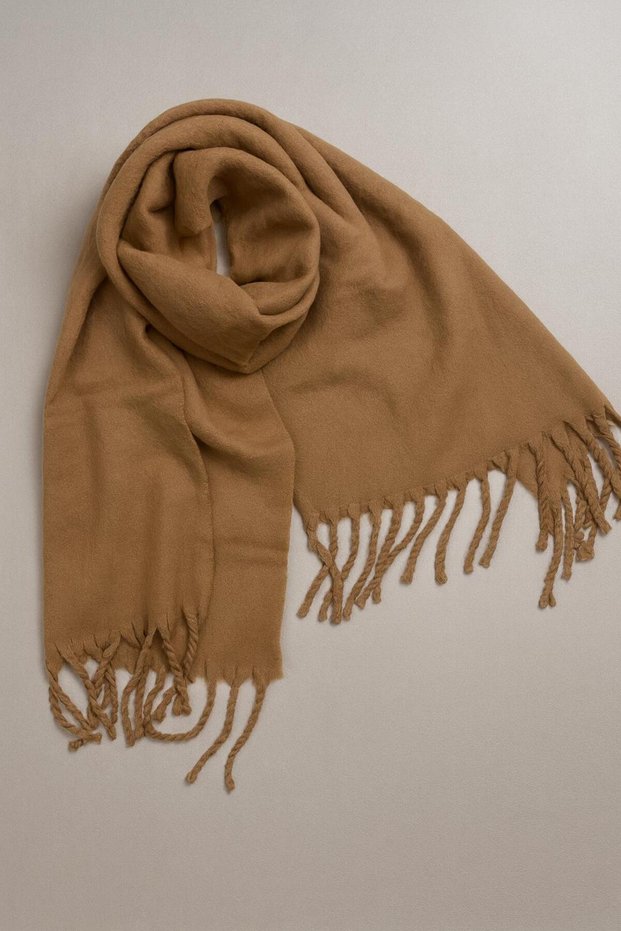 Warm, Vibrant Colored Boucle Shawls