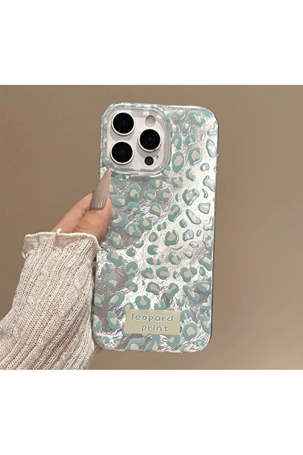 iPhone 14 Pro Compatible Leopard Patterned Case - 3