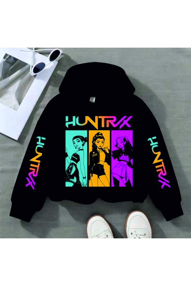 Kpop Huntrix Printed Sweat Hoodie Kids (with Surprise Gift)