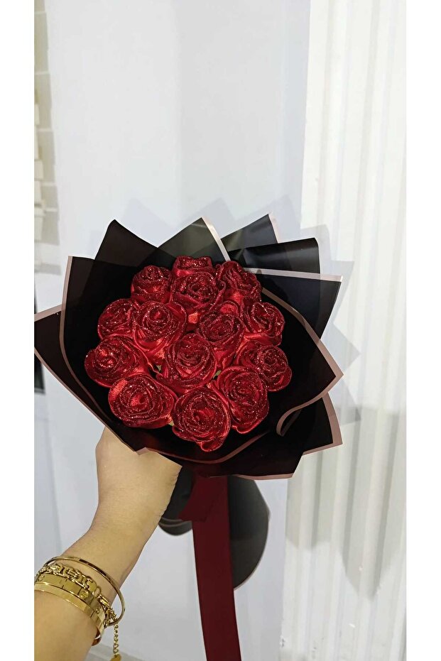 Simli solmayan buket - 2