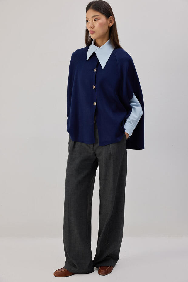 OVERSIZE TRİKO PANÇO - 3