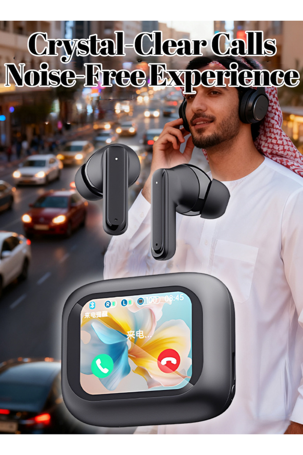 Smart Touchscreen Earbuds: ANC + Real-Time Translation for Cross-Border Communication