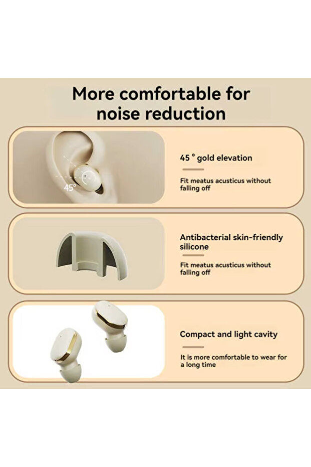 Bluetooth Wireless Headset - ENC Noise Cancellation, LED Digital Power Display & Stereo Sound - 3