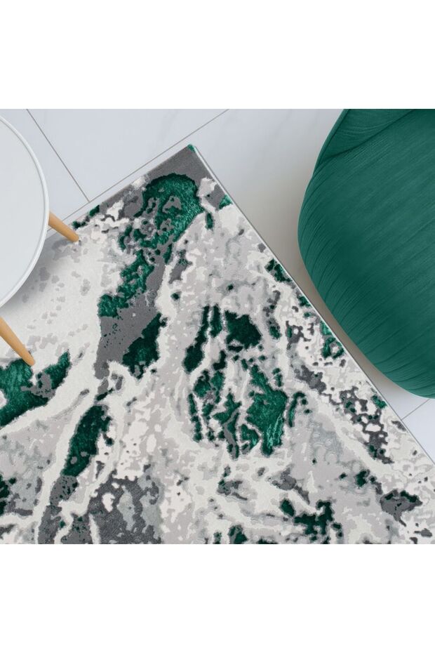 Harmony Modern Distressed Rug Area Rug Floor Covering 160x230cm-Green 231200400428