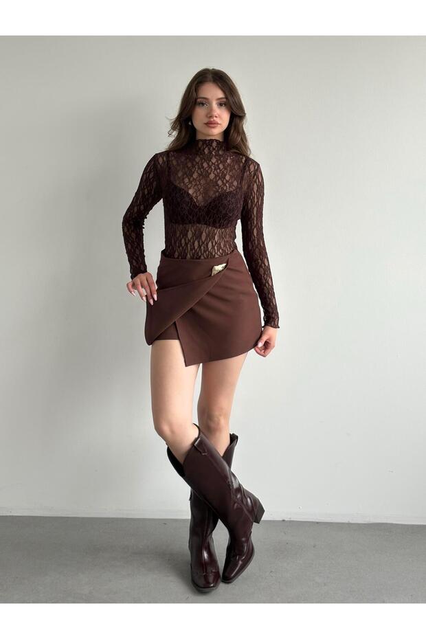 Muadil Premium Şort Etek - 2