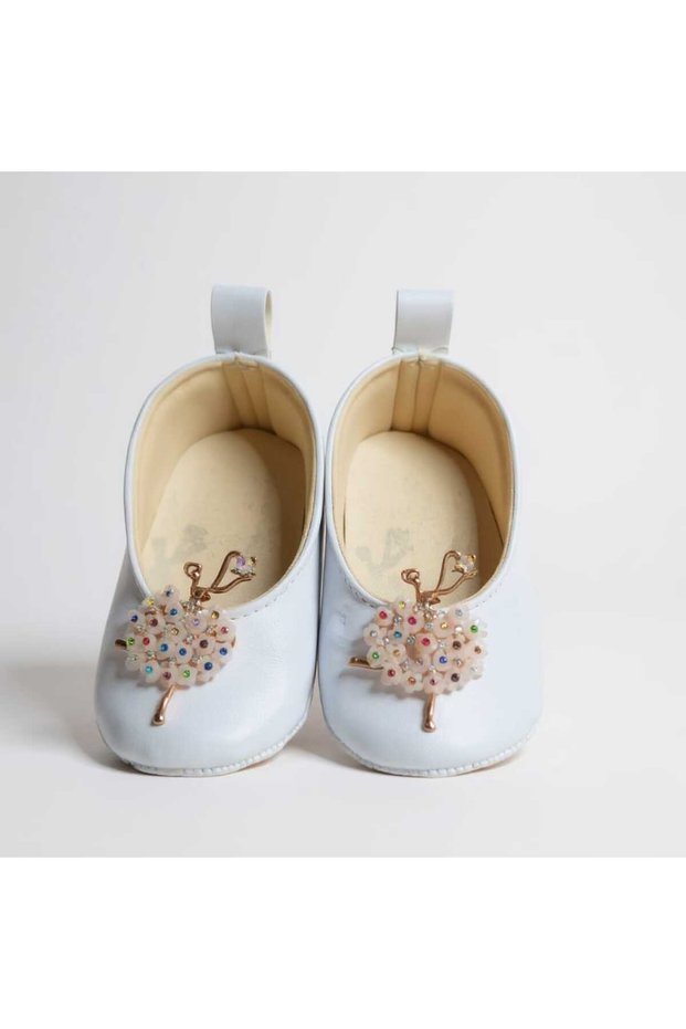 Baby Girl Ballerina Detailed Booties Shoes