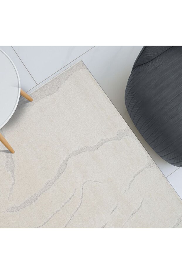 La Perle Modern Abstracts Rug Area Rug Floor Covering 160x230cm-White 231200400495