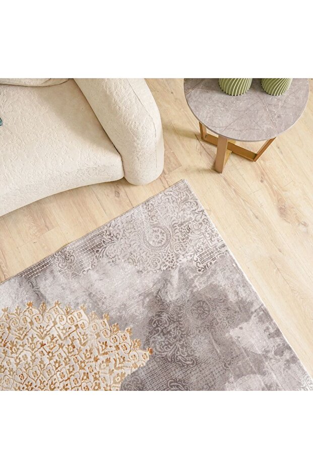 Galeria Lux Classic Rug Area Rug Floor Covering 160x230cm-Beige White 231300472305 - 1