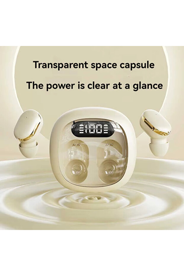 Bluetooth Wireless Headset - ENC Noise Cancellation, LED Digital Power Display & Stereo Sound - 2