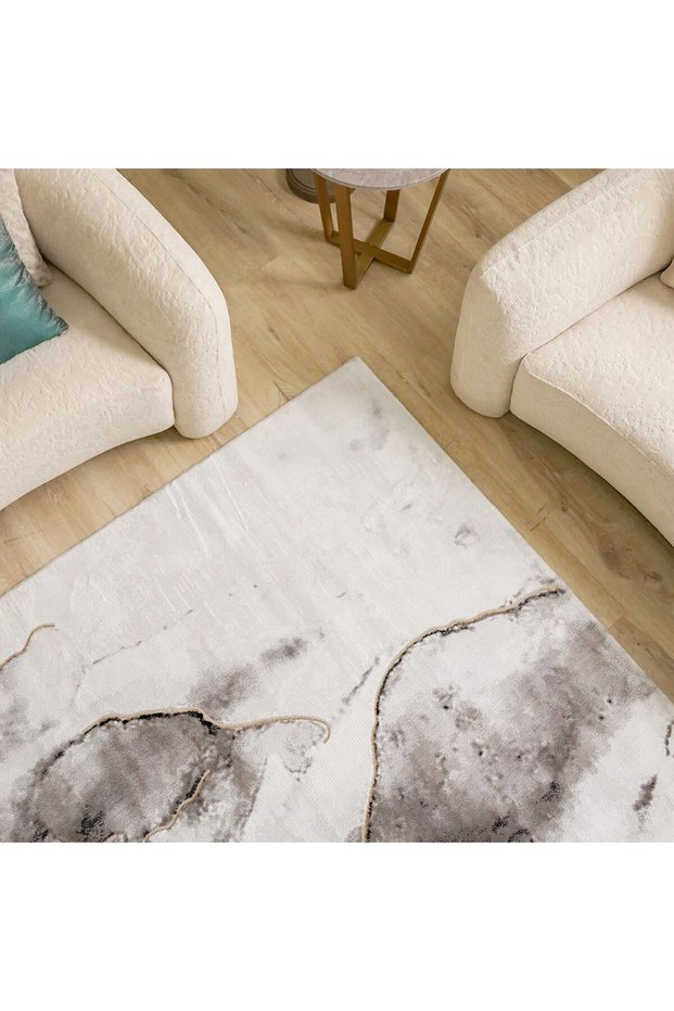 Galeria Lux Modern Rug Area Rug Floor Covering 240x340cm-Grey White 231300472292