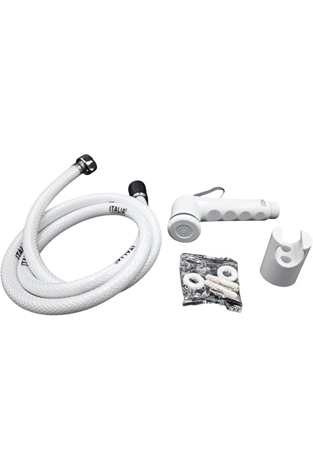 AZTON S-3025 Premium White ABS Handheld Bidet Sprayer Set - 47-inch Hose