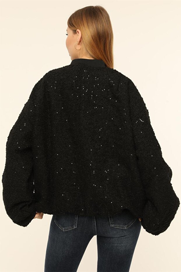 PULLU BOMBER CEKET - 4