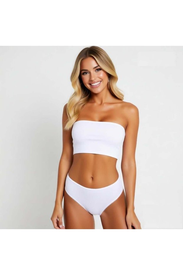 Women's Cotton Ornamental Lace Slip Panties Bb2104