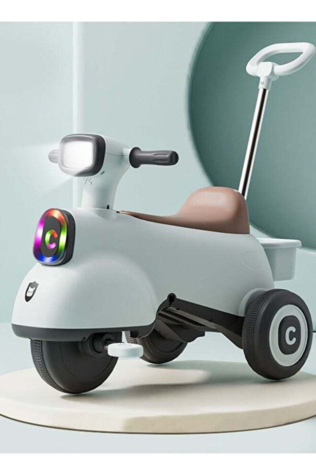 Baybee Hawk Battery Operated Ride-On Bike for Kids (Blue)