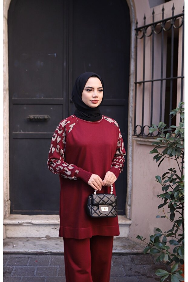 طقم ميرسيريزد بنقشة الفهد - 4