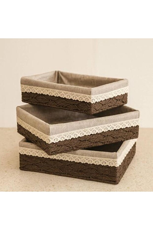 سلال تخزين Storage Baskets - Manazel Al-Rabee - Bohemian & Rustic Decor - 1