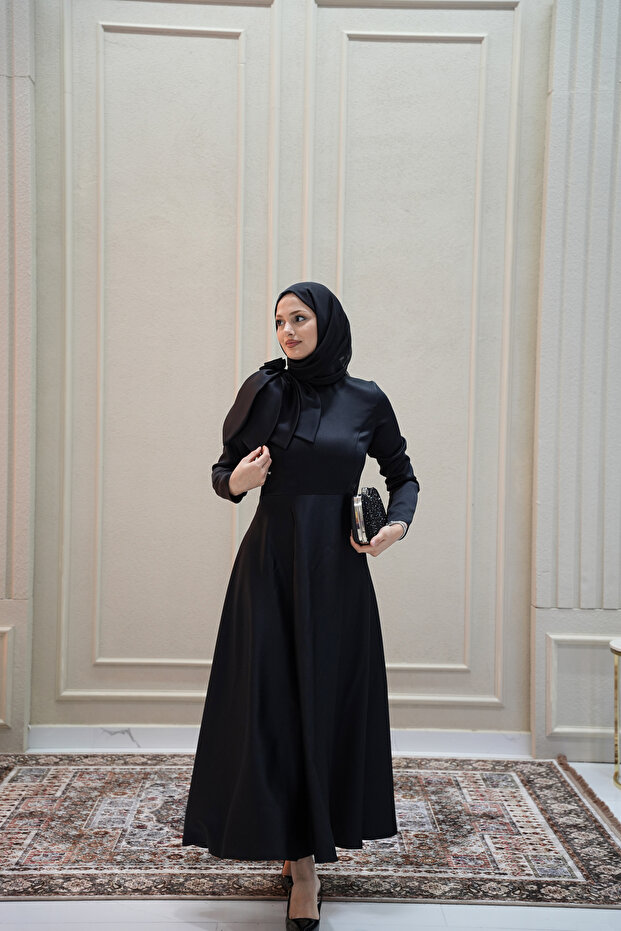 Rochie de seară Azade neagră - 6