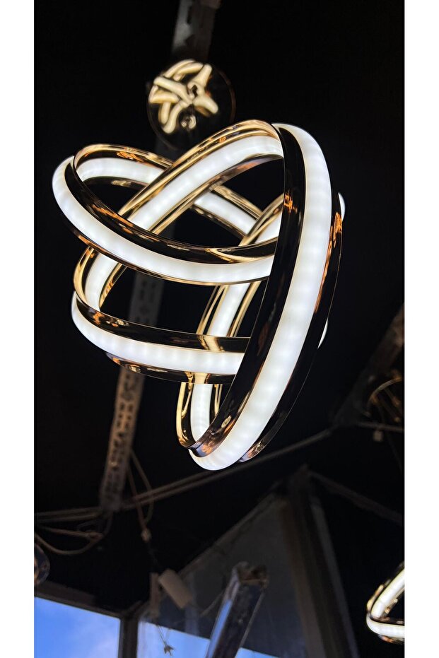 Modern 3 Renk LED İmza Avize - 4