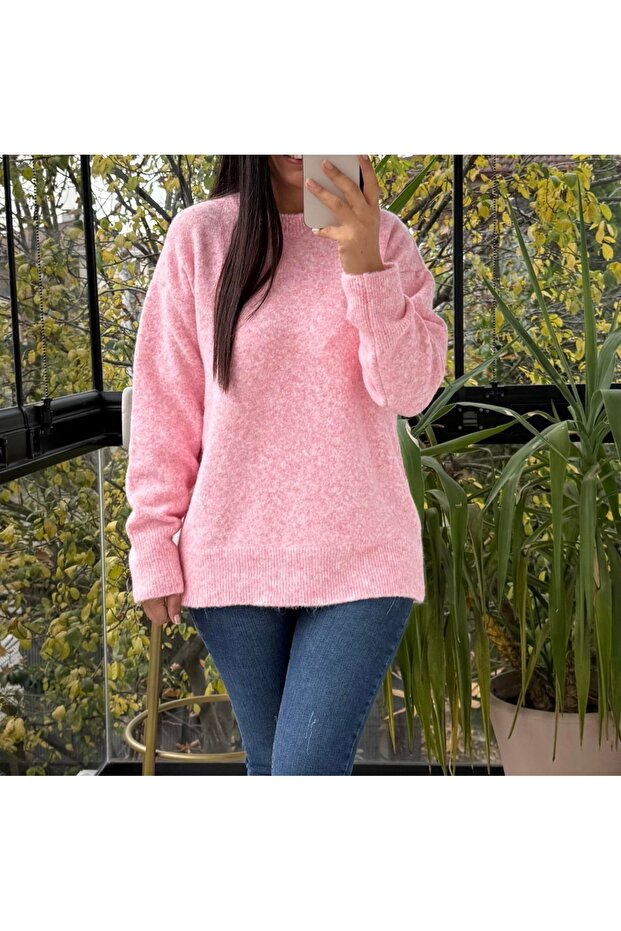 Standart Beden Oversize Basic Kazak - 1