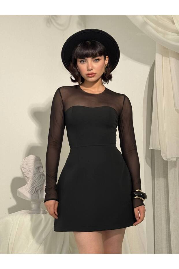 Nessa Transparan Elbise - 4