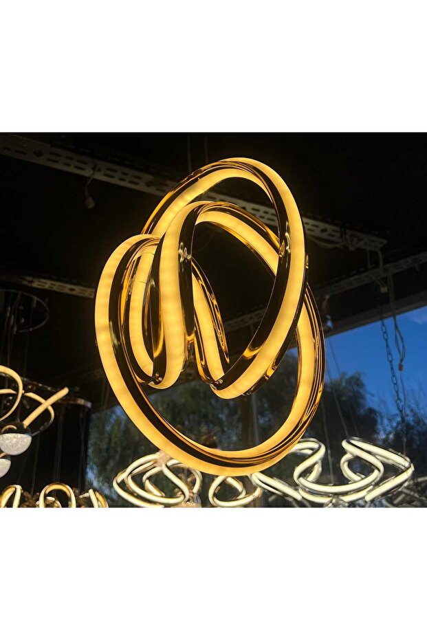 Modern 3 Renk LED İmza Avize - 3