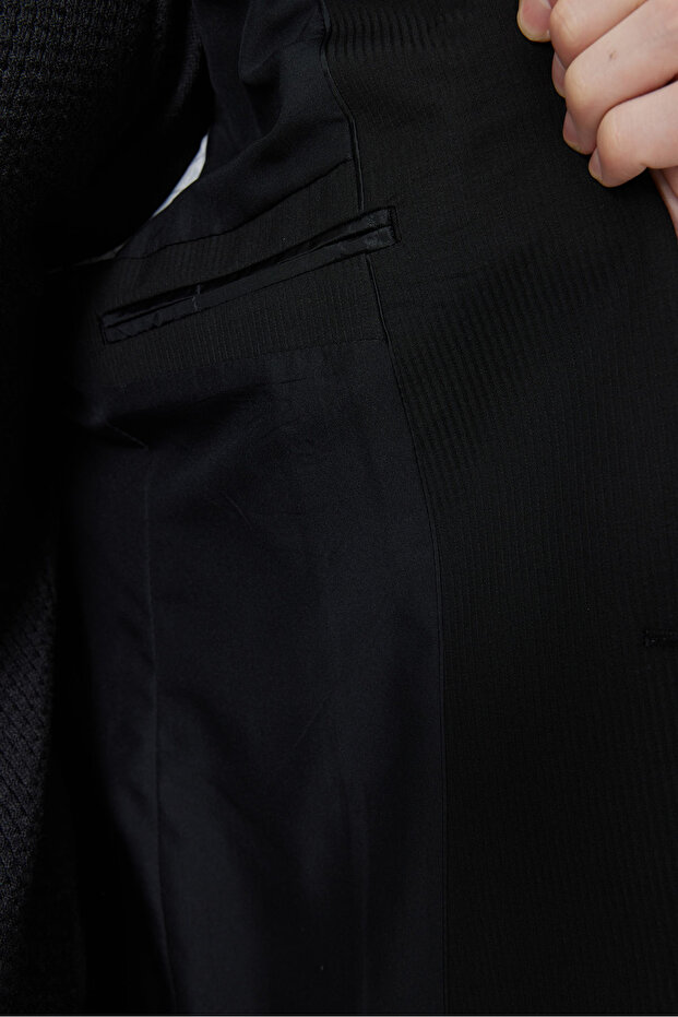 سترة رجالية بياقة مدببة 3876US - 7