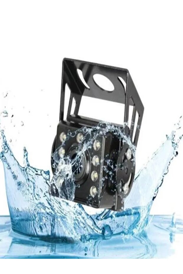 Backup Camera System with 4 Cameras and Monitor, Quad Split Screen Display, Night Vision, for Trucks - 3