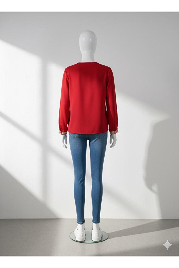 KADIN ŞİFON BLUZ - 2