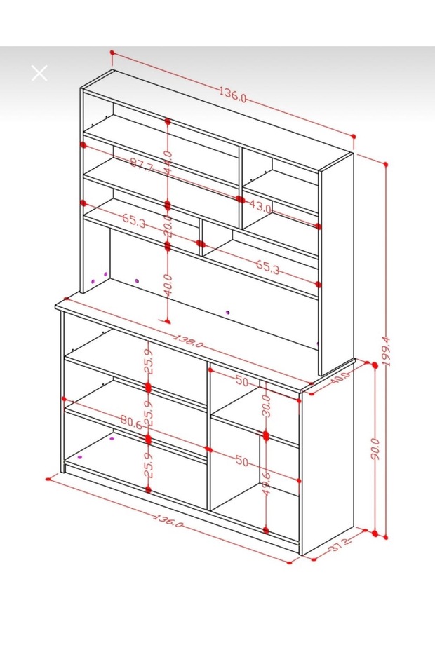 Çok amaçlı mutfak dolabı - 3