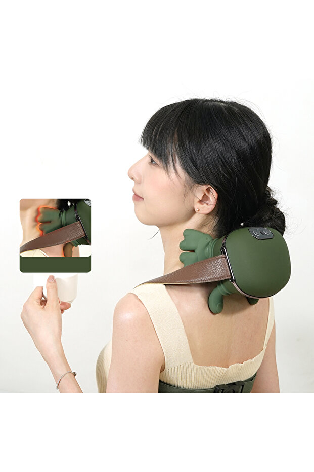 Comfortable Soft-Silicone Neck and Shoulder Massager for Home and Office Use