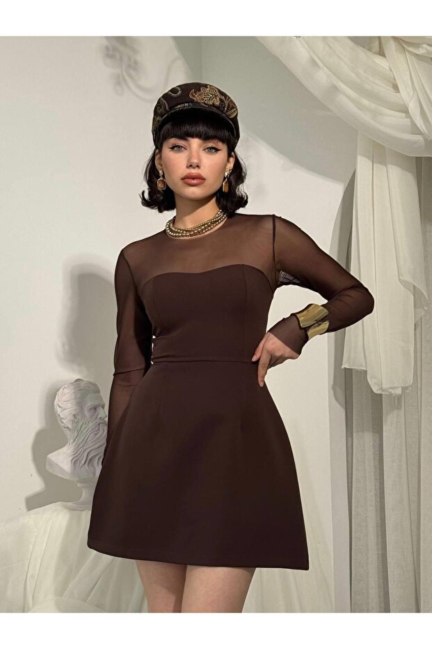 Nessa Transparan Elbise - 7