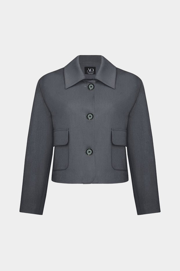 Premium Vento Lycra Pocket Detailed Short Woven Jacket