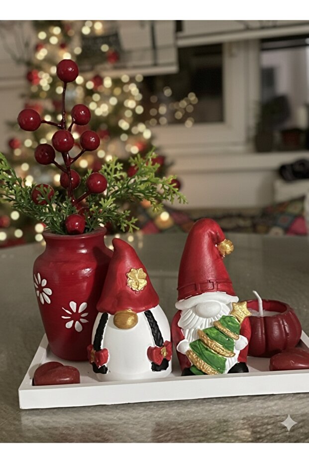 Yılbaşı çift gnome cüceleri - 2