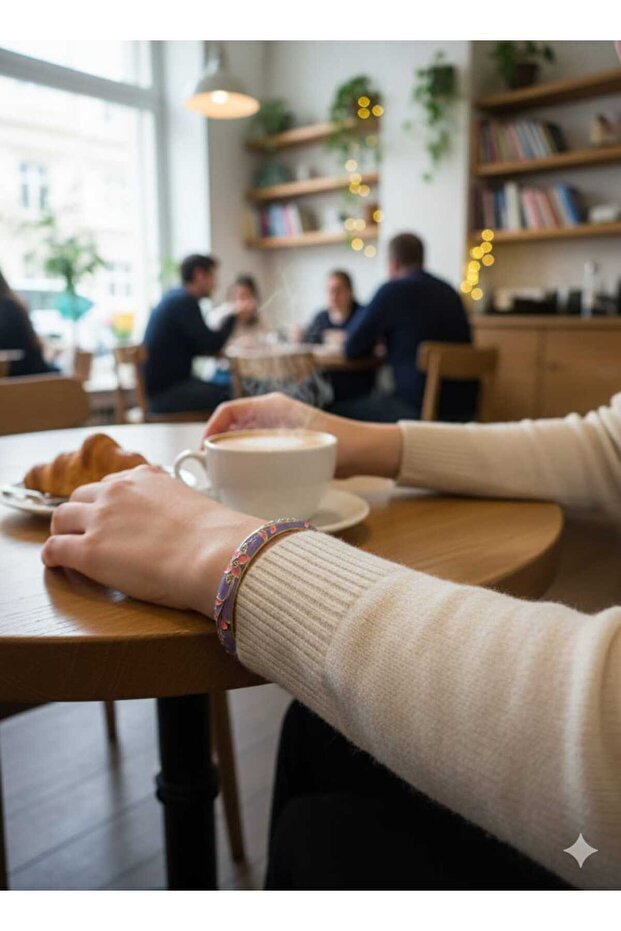 Çelik Mineli Kelepçe Bileklik - 2