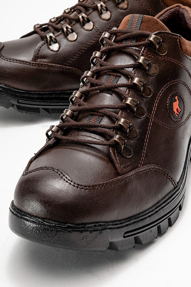 Genuine Leather, Sewn to the Sole, Water Resistant, Men's Leather Shoes