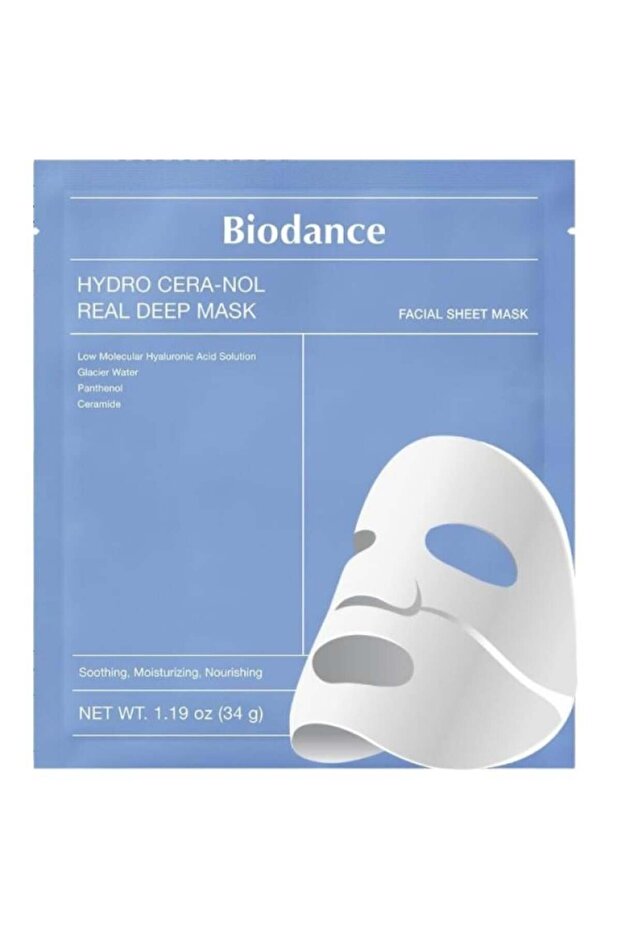 BioDance Hydro Sera Nol Deep Hydrating & Soothing Overnight Sheet Mask - 34g - Korean