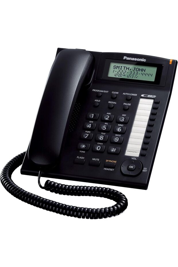 KX-TS880B Corded Compact Phone - Black