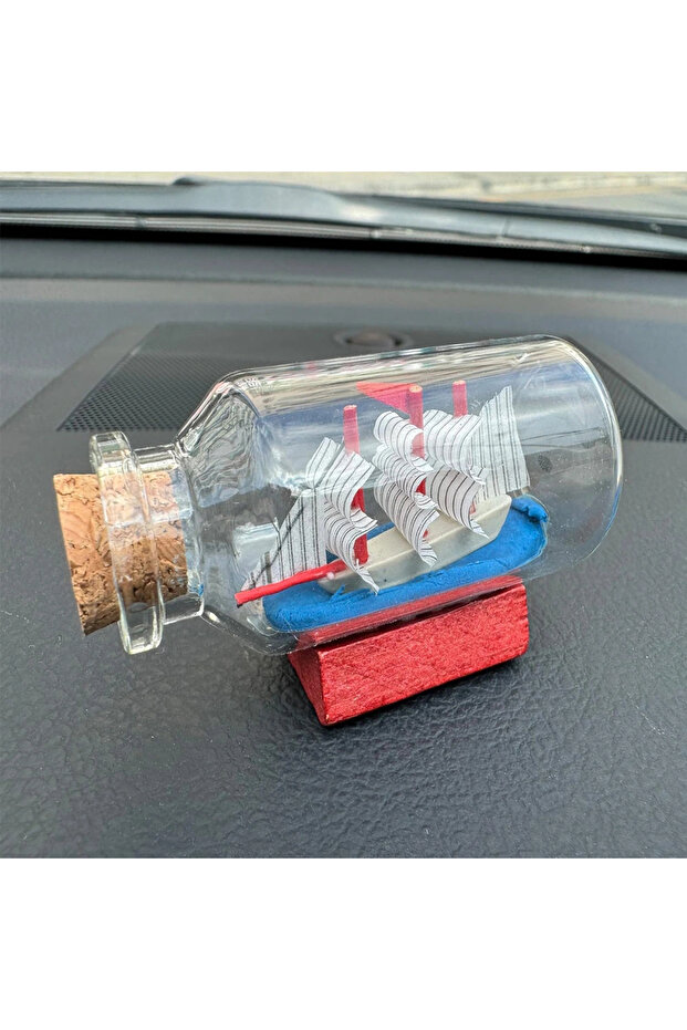 نموذج السفينة في زجاجة متوسطة - 1