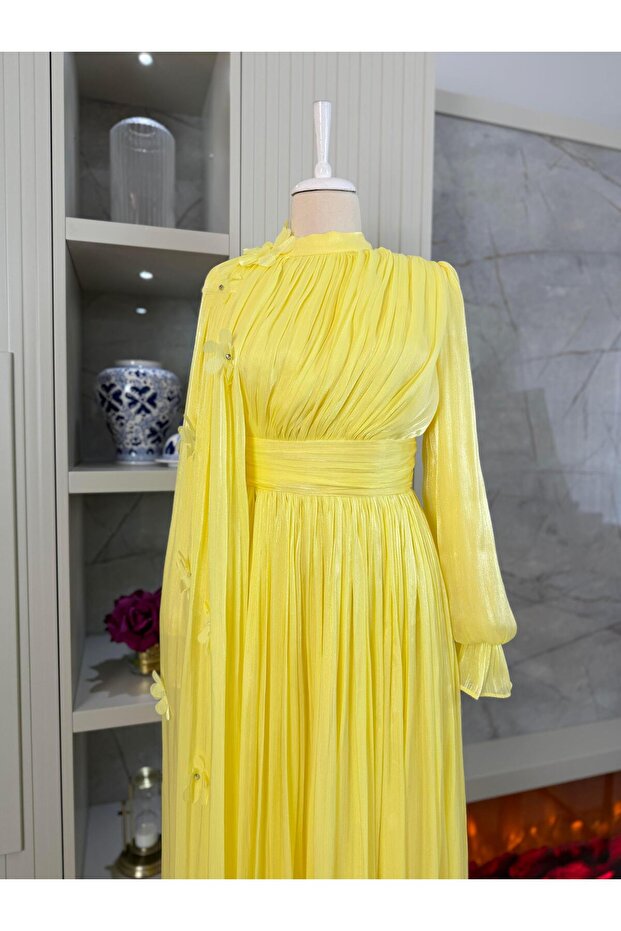 Rose Abiye Sarı - 1