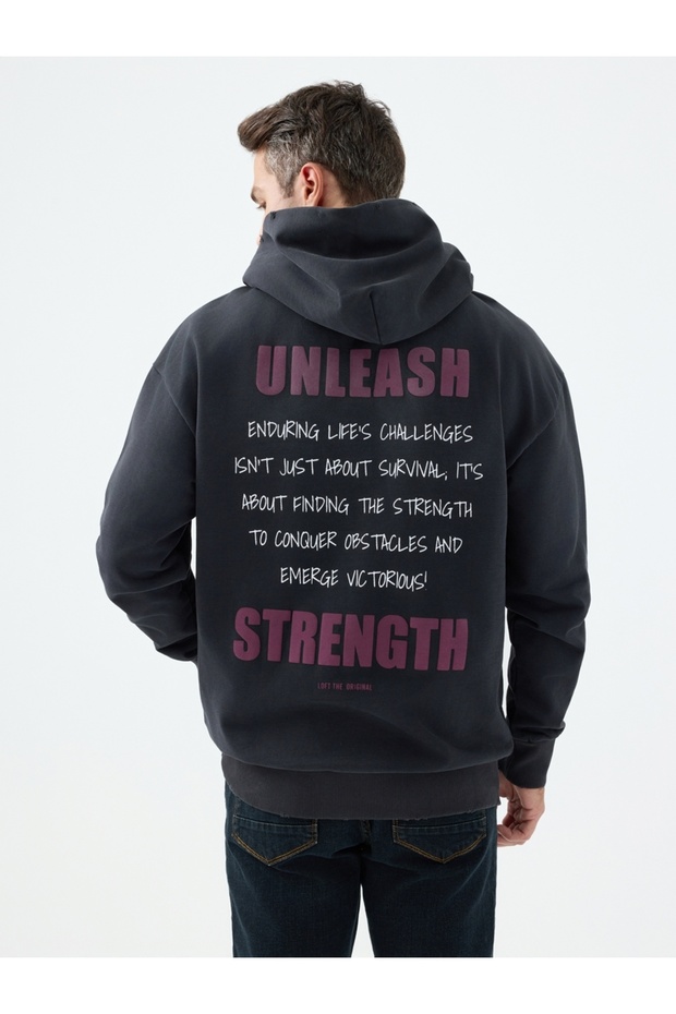 Oversize Fit Erkek Sweatshirt - 3